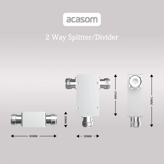 600MHz-6000MHz 2 Way Microstrip Line Splitter 2.4GHz 5.8GHz Power Divider WIFI Wilkinson Type Divider RF Low Power