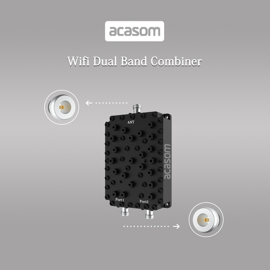 5.15GHz/5.8GHz WIFI 2 Band Cavity Diplexer SMA Dual Band Combiner/Multiplexer/Cavity Diplexer 2 way cavity duplexer