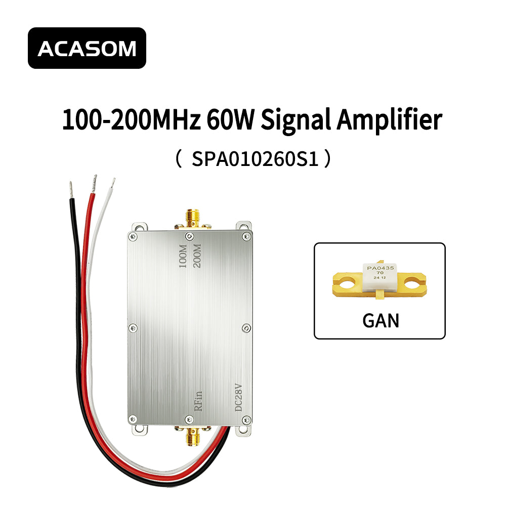 100-200MHz 20W RF power Amplifier for IOT digital transmission &Industrial Control with 43dB gain