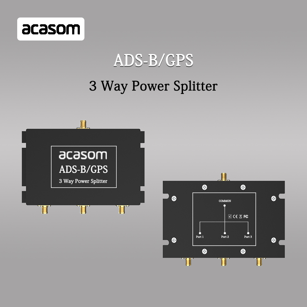1090MHz 1575MHz 3 Way Splitter ADS-B / GPS 1x SMA-Stecker / 3x SMA-Buchse GPS/GLONASS/Galileo/BeiDou