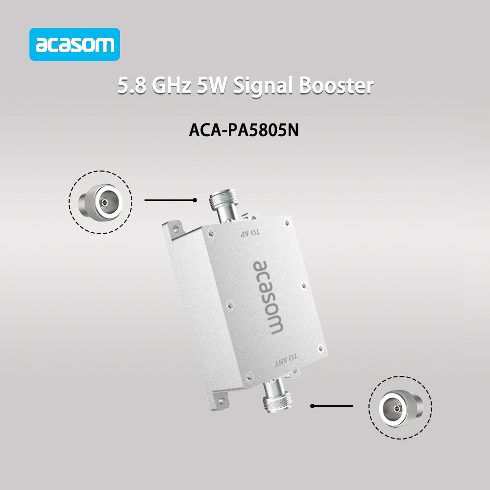 5W Bidirectional 5.8GHz Signal Amplifier Module, N-Type Connectors
