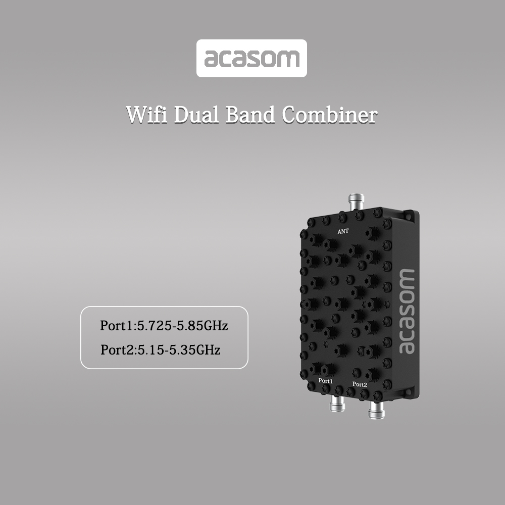 5.15GHz/5.8GHz WIFI 2 Band Cavity Diplexer SMA Dual Band Combiner/Multiplexer/Cavity Diplexer 2 way cavity duplexer
