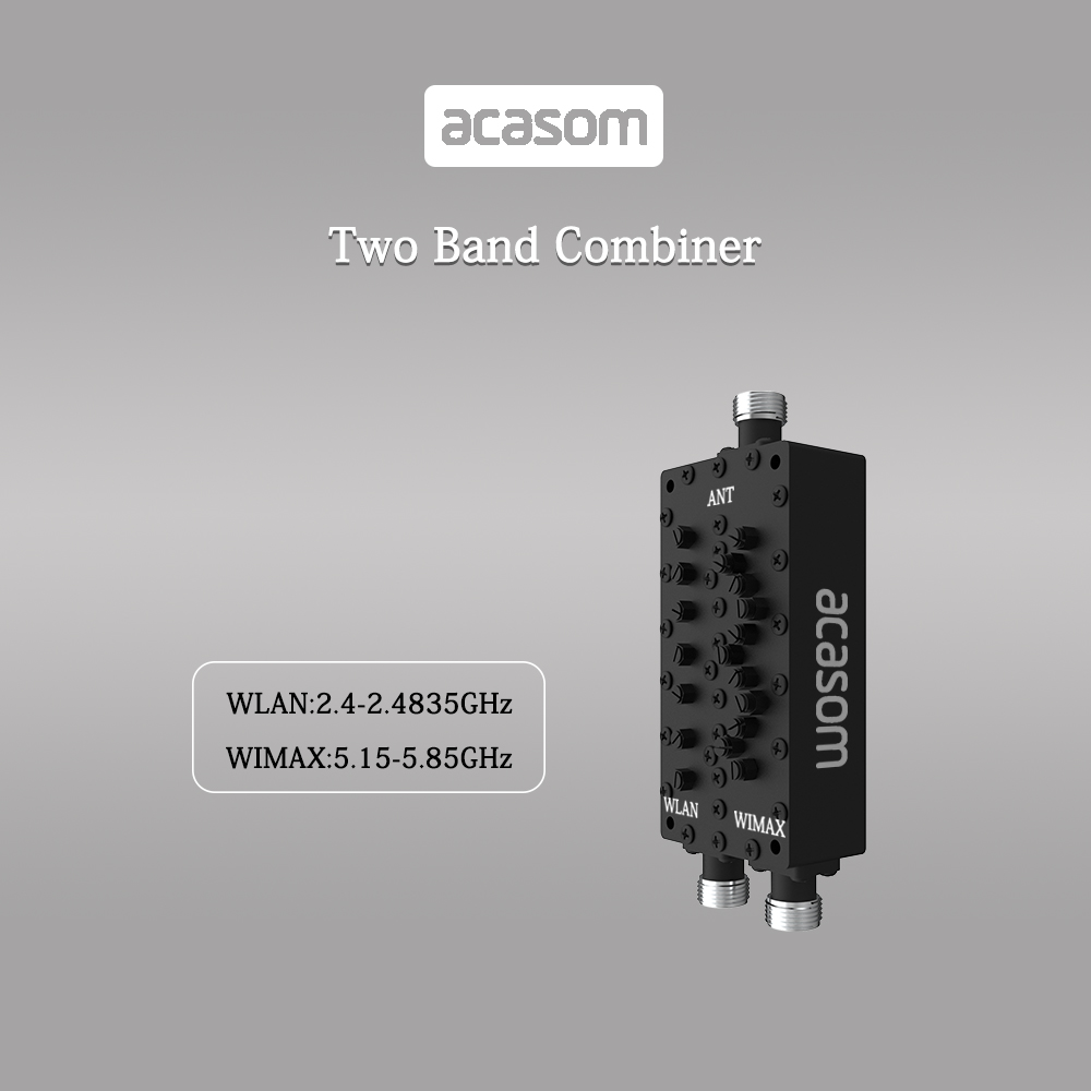 2.4GHz/5.8GHz WIFI 2 Band N-F Connector Cavity Diplexer