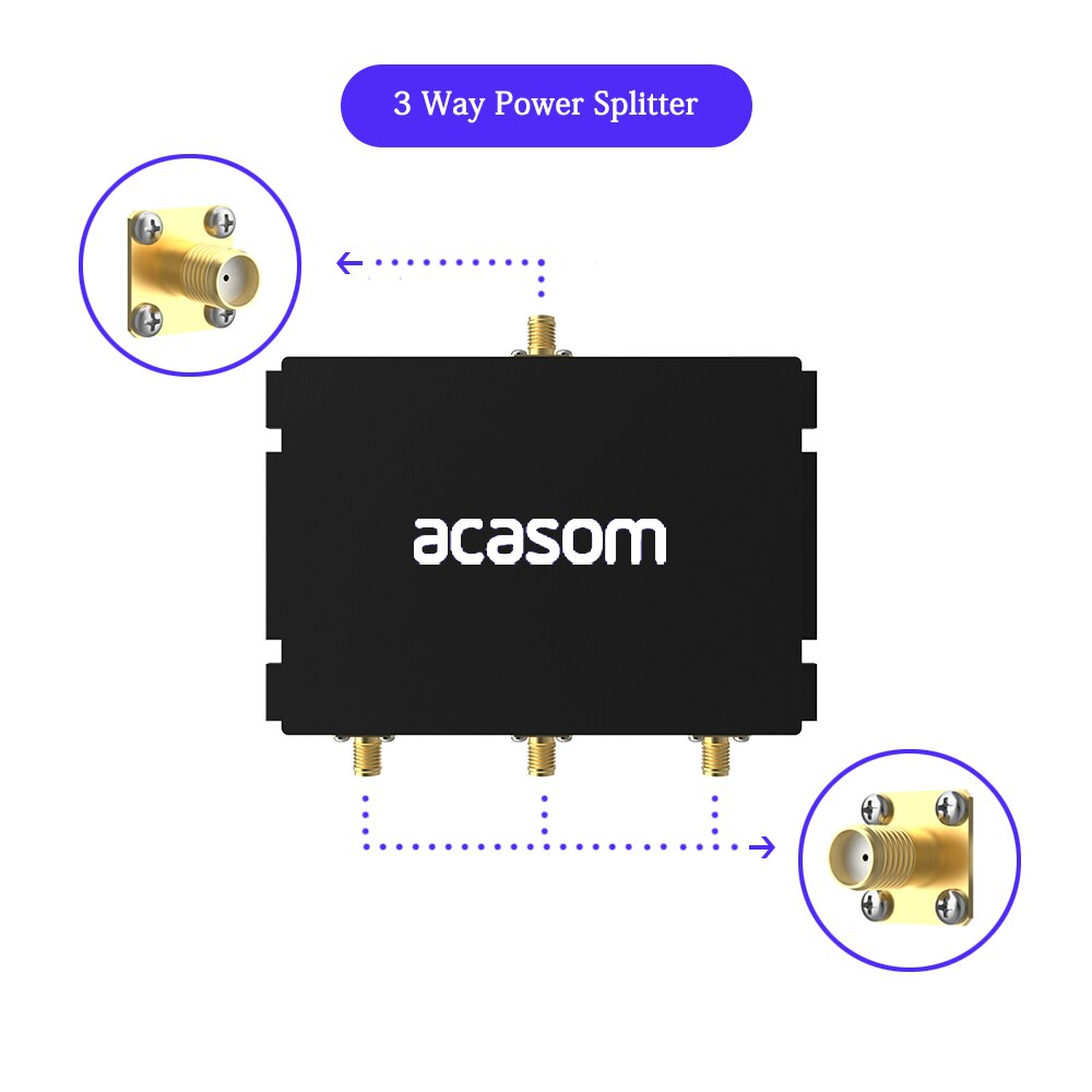 868MHz Power Divider 915MHz Power Splitter 3-Way Helium Power Divider SMA-Type