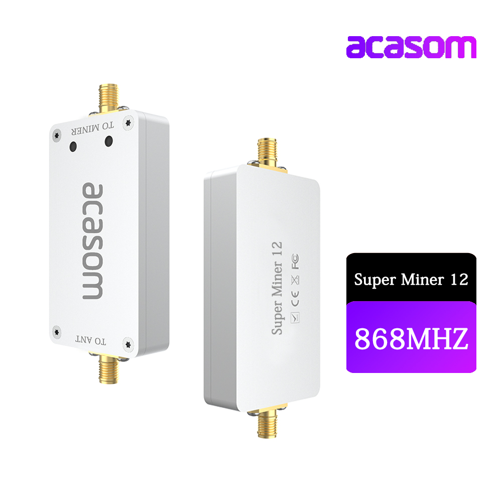868MHz Super Miner12 Ultra-Leise RX=17 TX=6 Miner AMP Super Bias Tee Helium Signal Extender