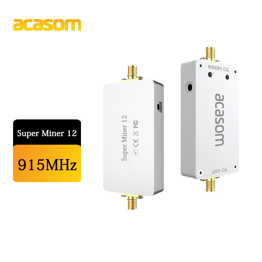 915MHz Super Miner12 Ultra Low Noise RX17 TX6 Miner AMP super Bias Tee Helium Signal Extender