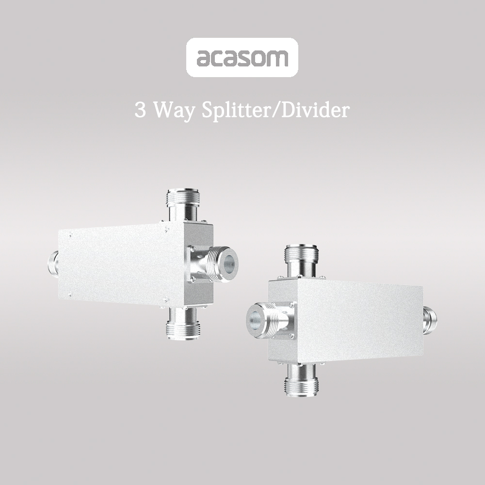 600MHz-6000MHz 3 Way Microstrip Line High Power Divider with DC Pass