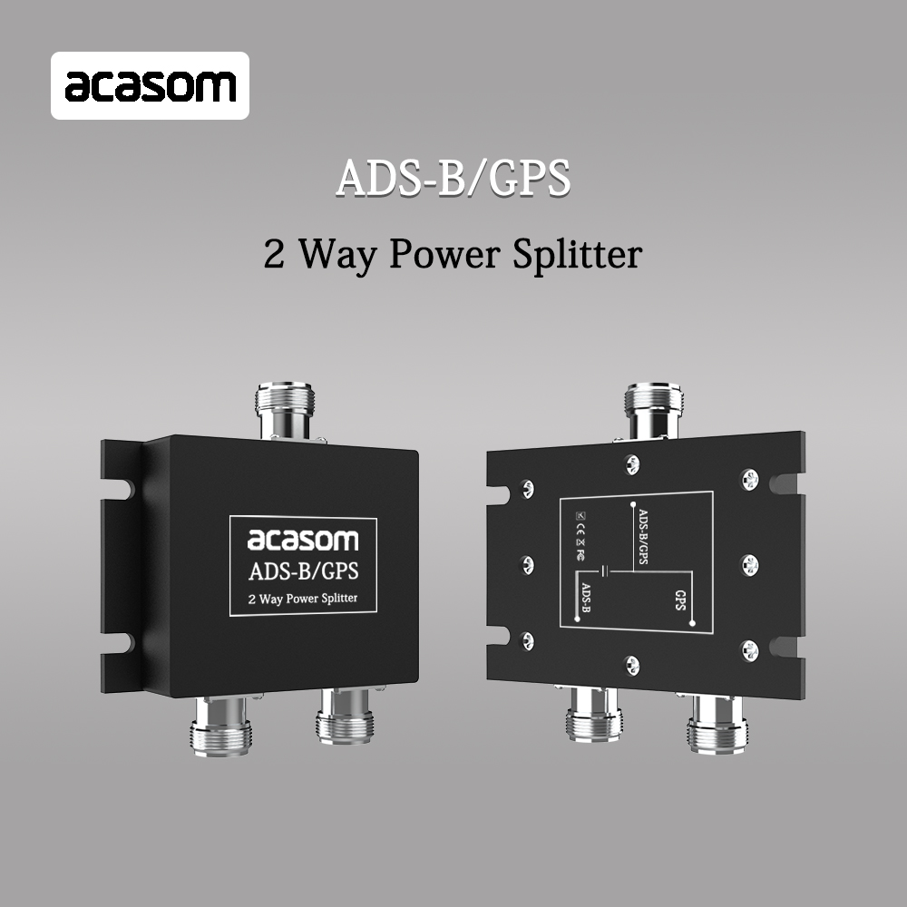 N-Typ 1090MHz 1575MHz 2-Wege-Splitter ADS-B / GPS 1x N-Stecker / 2x N-Buchse GPS/GLONASS/Galileo/BeiDou