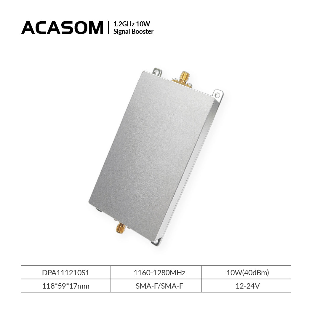 1.2G (1160-1280MHz) 10W Signal Booster for Network Communication– 18dB Gain