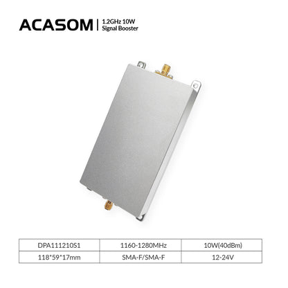 1.2G (1160-1280MHz) 10W Signal Booster for Network Communication– 18dB Gain