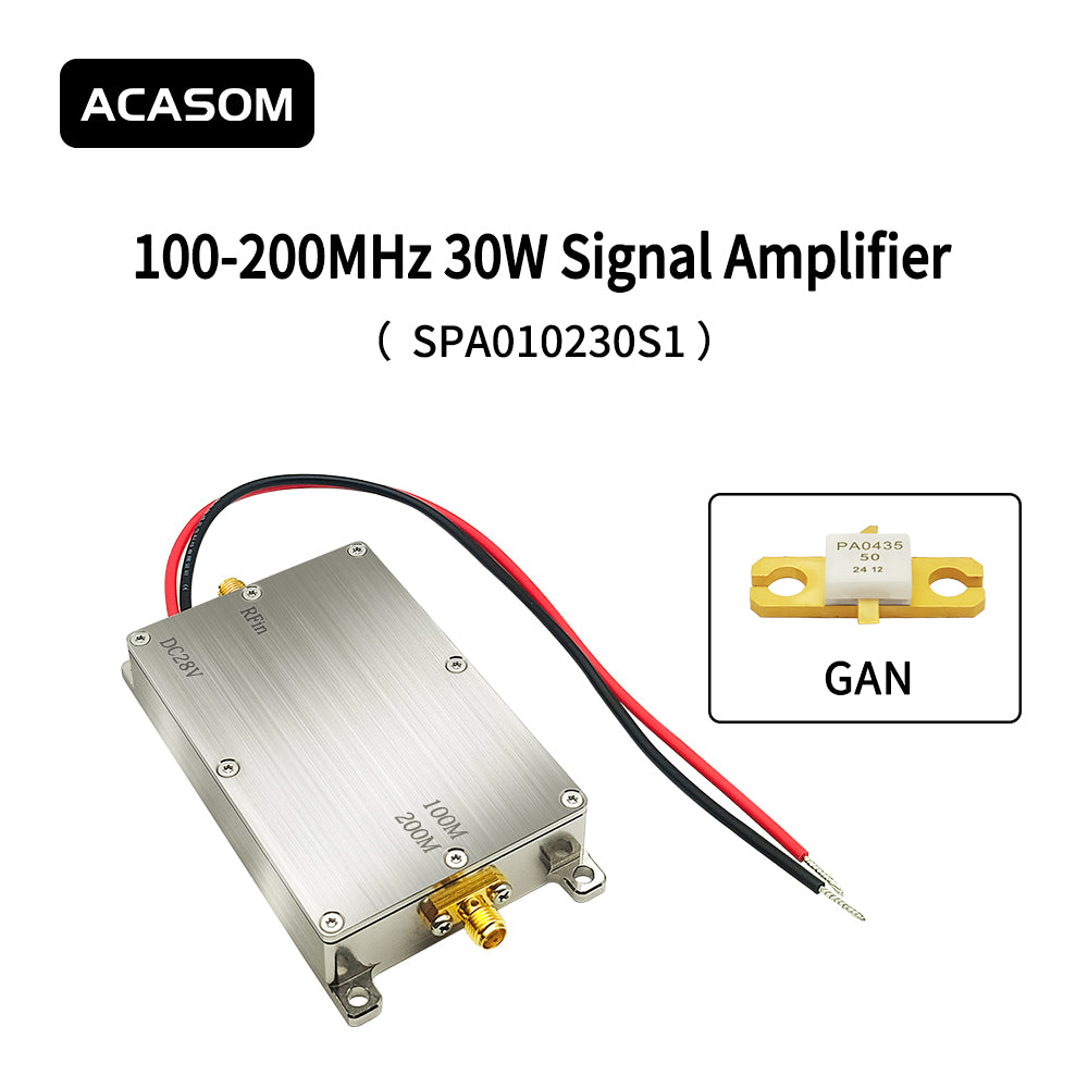 100-200MHz 20W RF power Amplifier for IOT digital transmission &Industrial Control with 43dB gain