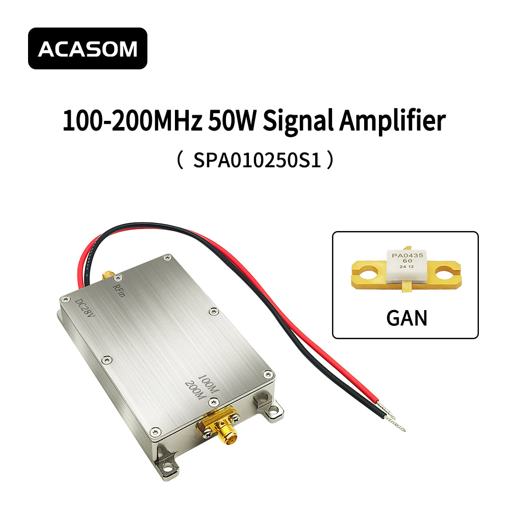 100-200MHz 20W RF power Amplifier for IOT digital transmission &Industrial Control with 43dB gain