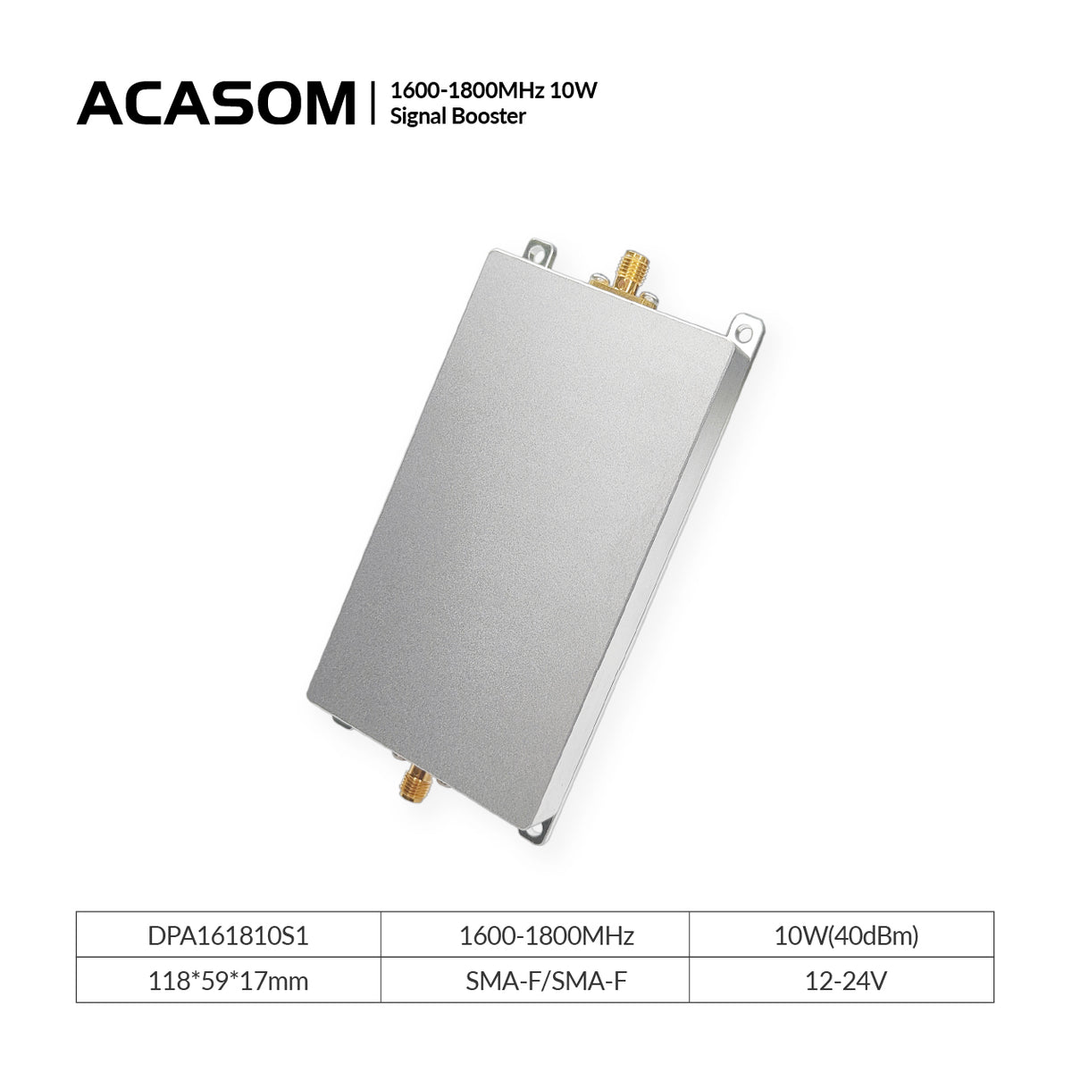 1600-1800MHz 10W Signal Booster for  Digital Video & Data Links– 18dB Gain