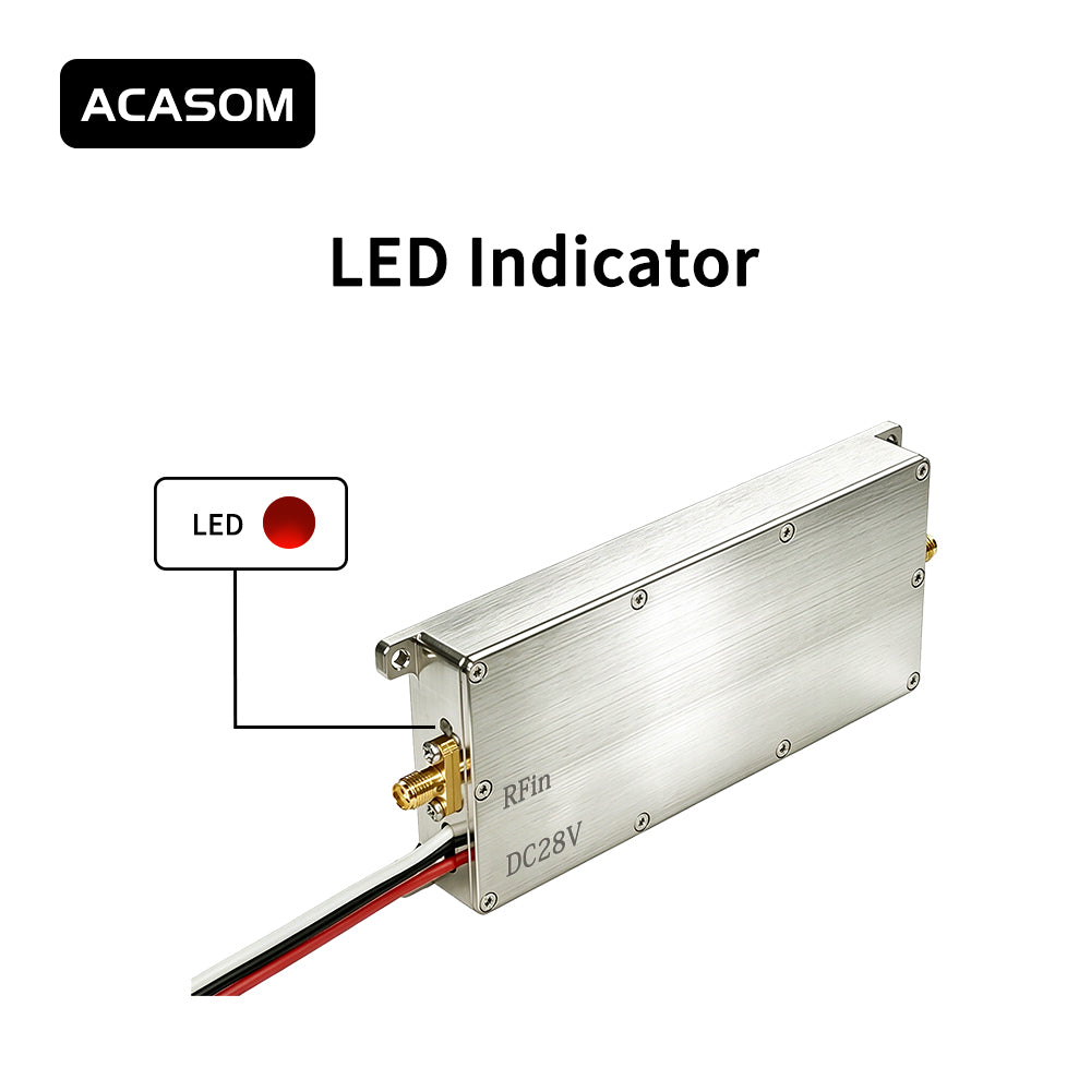 2000-3000MHz 40W GaN Broadband Power Amplifier for Broadcast Devices&Radar & Satellite Communications – 46dBm Output