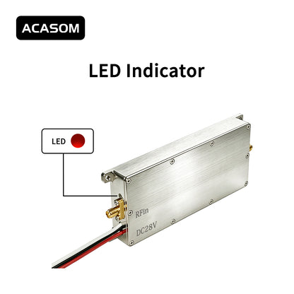 2000-3000MHz 40W GaN Broadband Power Amplifier for Broadcast Devices&Radar & Satellite Communications – 46dBm Output
