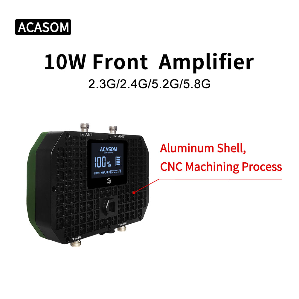 10W Quad-Band Outdoor Wireless Repeater | 2.3/2.4/5.2/5.8GHz Waterproof Signal Booster with Built-in 6000mAh Battery | IP68 Rugged for Long-Range WiFi, IoT & HD Video Backhaul