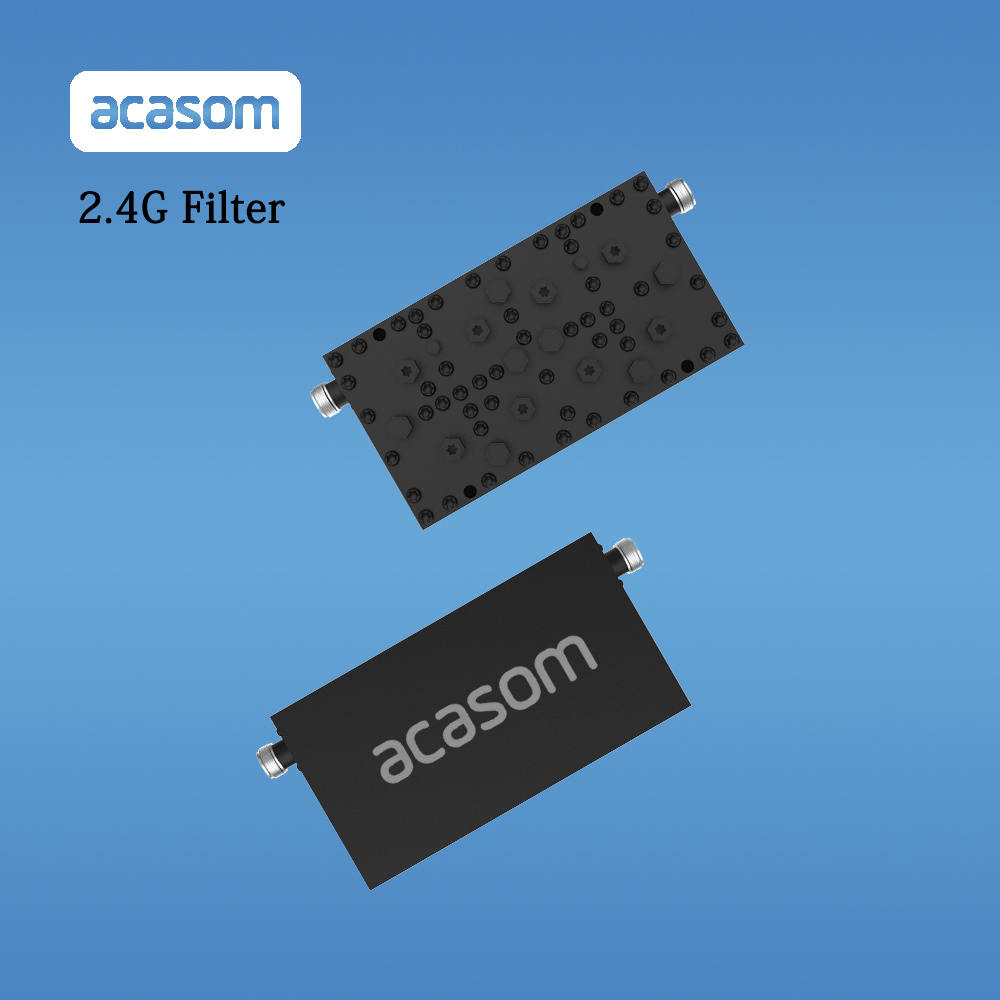 2.4GHz Indoor Bandpass 20MHz channel13 2462MHz to 2482MHz Cavity Filter WIFI Network 2.4 GHz Ultra High Q 8-Pole