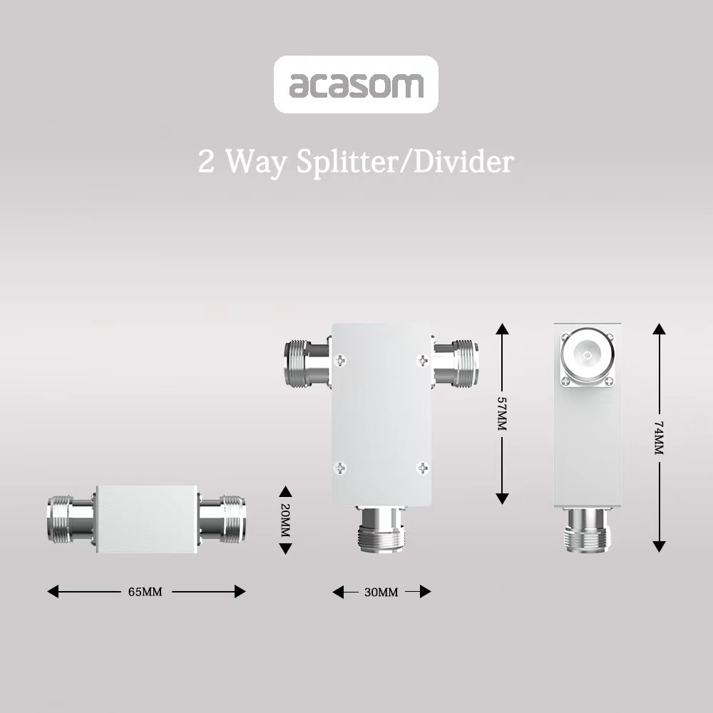 400MHz-6000MHz 2 Way Microstrip Line Power Divider Splitter for Low Power RF Usage