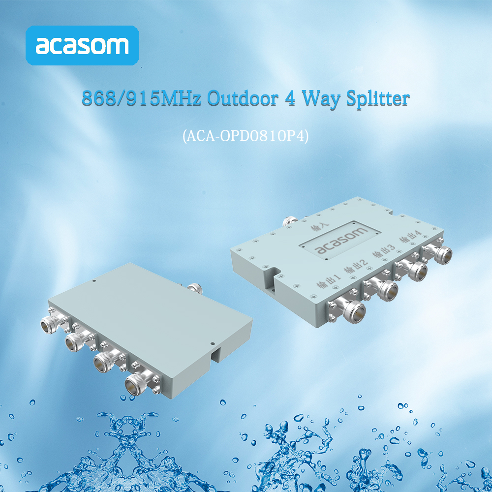 Outdoor 868MHz 915MHz Helium Miner Splitter Power Divider 4 Way N Type