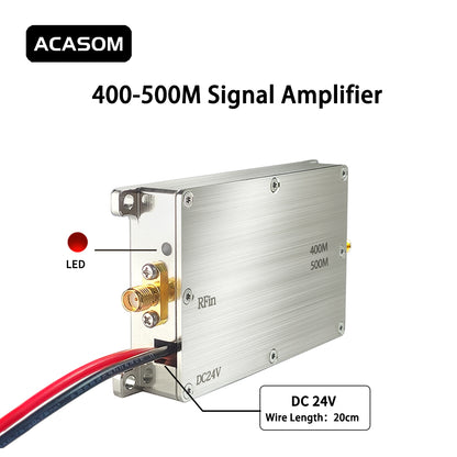 400-500MHz  30W  45dBm Power Amplifier – Compact Module for RFID & Control Radar, Wide -30°C~85°C Range