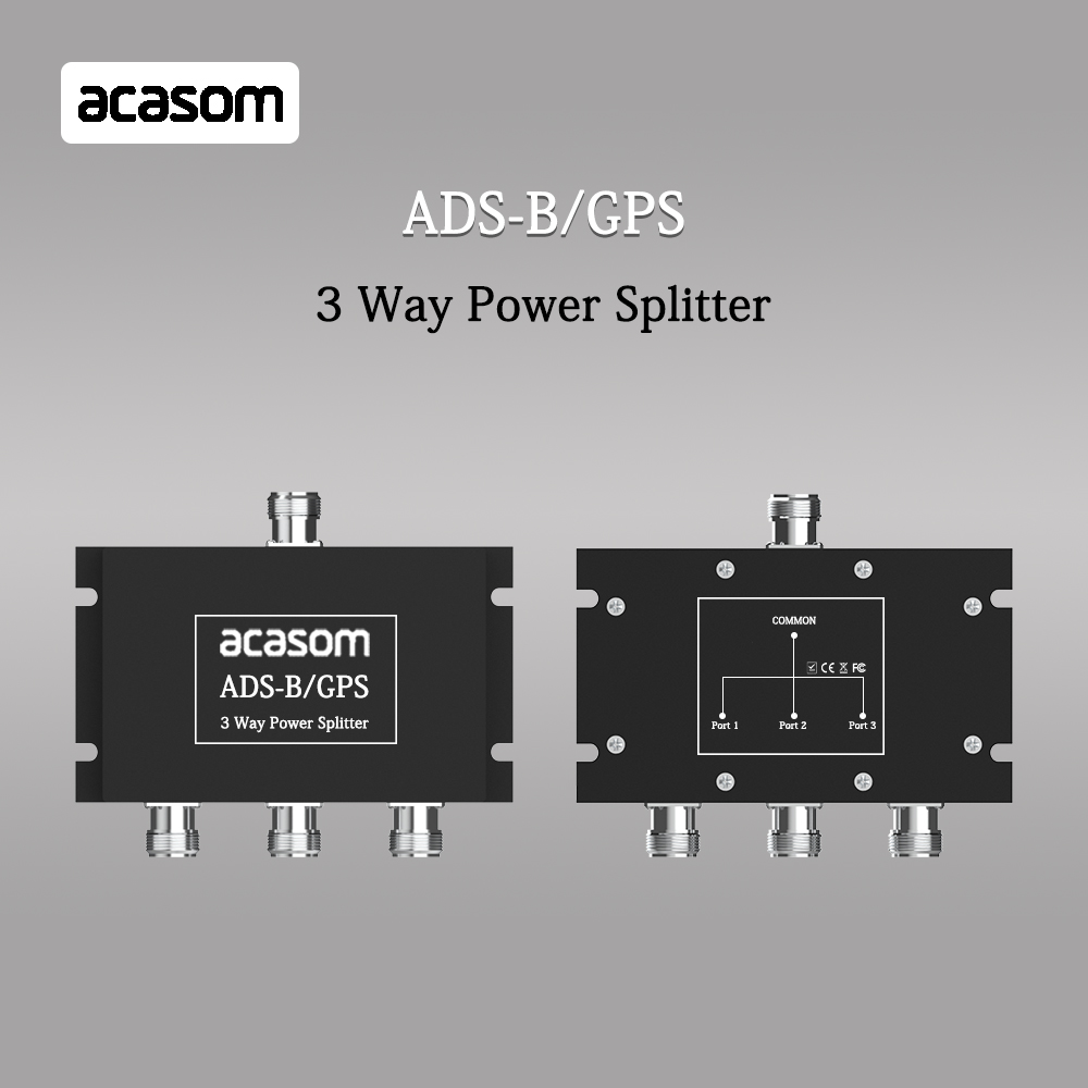 1090MHz 1575MHz 3 Way Splitter ADS-B / GPS 1x N-Stecker / 3x N-Buchse GPS/GLONASS/Galileo/BeiDou