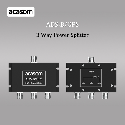 1090MHz 1575MHz 3 Way Splitter ADS-B / GPS 1x N-Stecker / 3x N-Buchse GPS/GLONASS/Galileo/BeiDou
