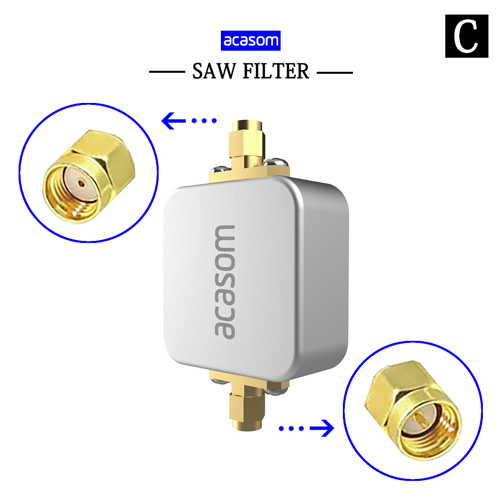 Professional 868MHz SAW Filter for Helium & LoRaWAN | Low-Cost Interference Solution | 3.0dB Loss | 3 Connector Types