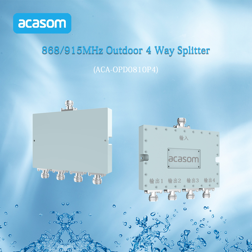 Outdoor 868MHz 915MHz Helium Miner Splitter Power Divider 4 Way N Type