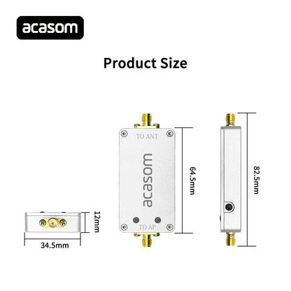 4W Bidirectional Signal Amplifier Module, 2400‑2500MHz 2.4GHz Band
