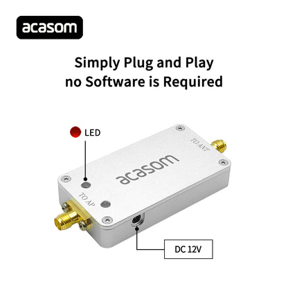 4W Bidirectional Signal Amplifier Module, 2400‑2500MHz 2.4GHz Band