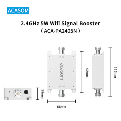 2.4GHz  5W Bidirectional Signal Amplifier Module, N-Type Connectors