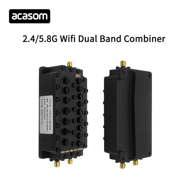 2.4/5.8GHz WIFI 2 Band Cavity Diplexer 2.4GHz 5.8GHz Dual Band Combiner/Multiplexer/Cavity Diplexer 2 way cavity duplexer