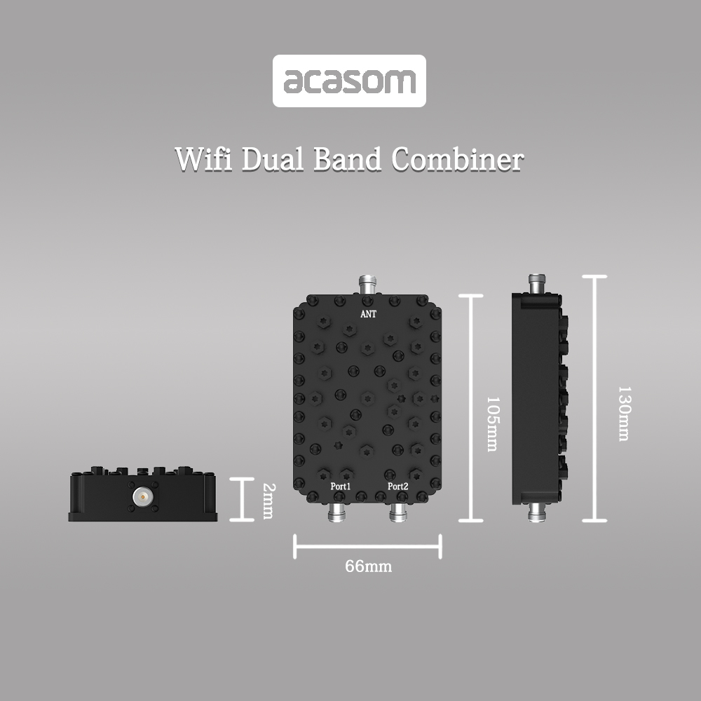 5.15GHz/5.8GHz WIFI 2 Band Cavity Diplexer SMA Dual Band Combiner/Multiplexer/Cavity Diplexer 2 way cavity duplexer