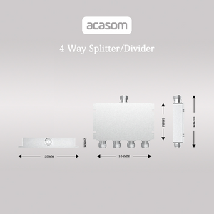400MHz-6000MHz 4-Wege-Mikrostreifen-Splitter Leistungsteiler