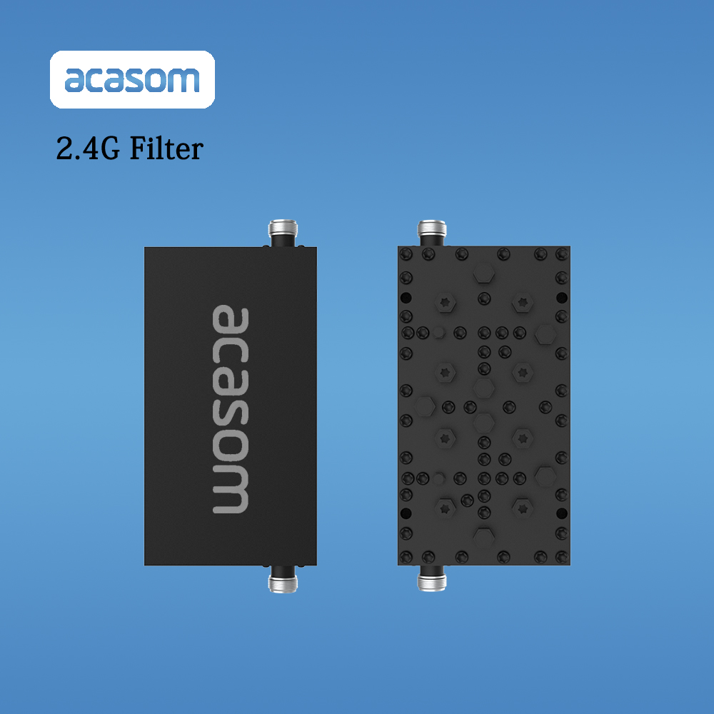 2.4GHz Indoor Bandpass 20MHz channel13 2462MHz to 2482MHz Cavity Filter WIFI Network 2.4 GHz Ultra High Q 8-Pole