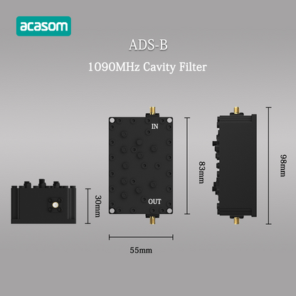 1090MHz Indoor Cavity Filter ADS-B Flight Tracker ADS Transponder Radarcape Receiver FLARM