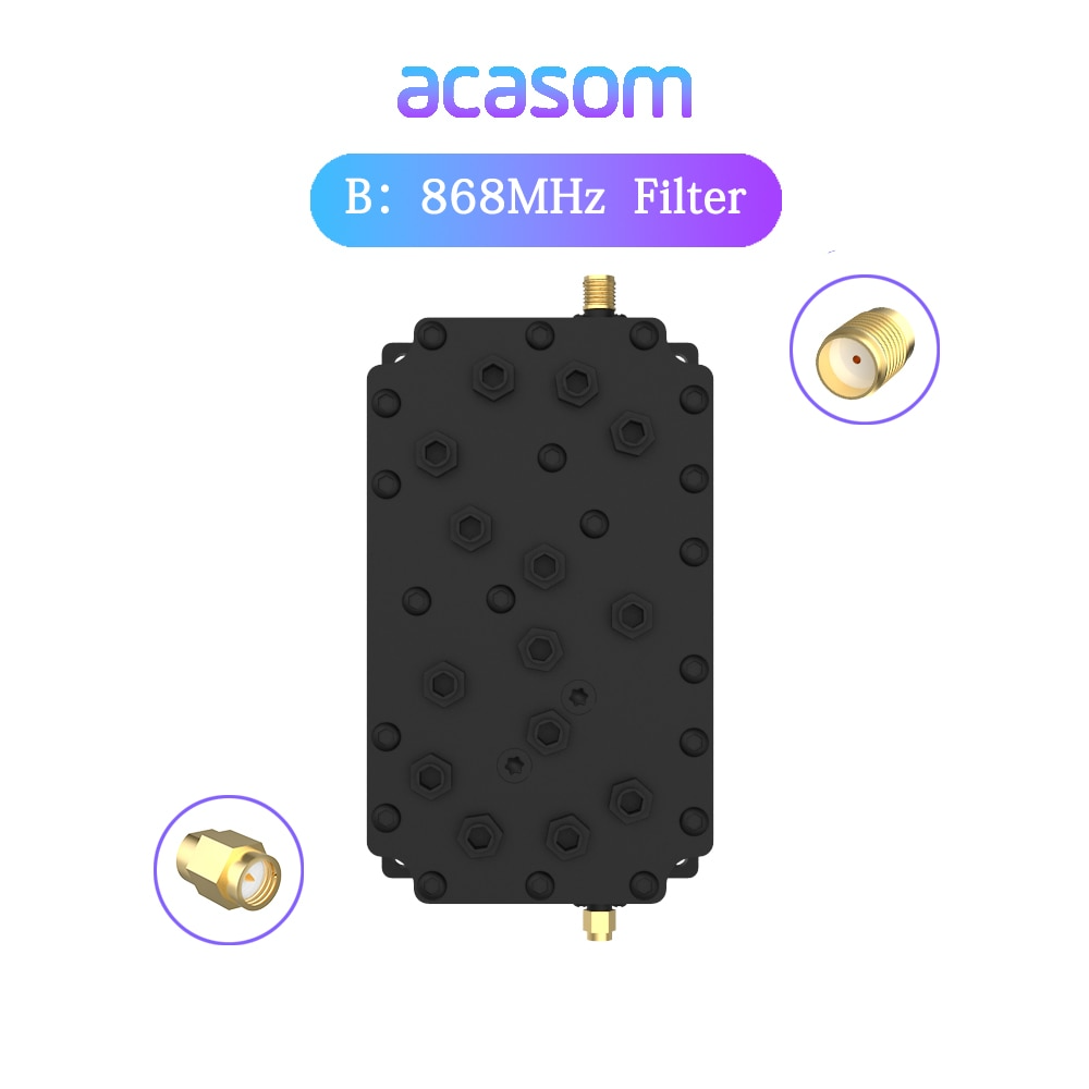 863MHz-870MHz Bypass-Aktivfilter Lora Helium Hochleistungsfilter