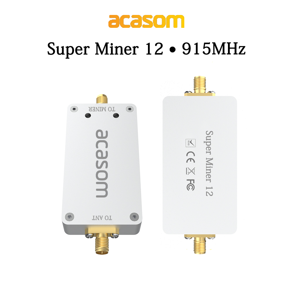 915MHz Super Miner12 Ultra Low Noise RX17 TX6 Miner AMP super Bias Tee Helium Signal Extender