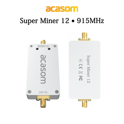 915MHz Super Miner12 Ultra Low Noise RX17 TX6 Miner AMP super Bias Tee Helium Signal Extender