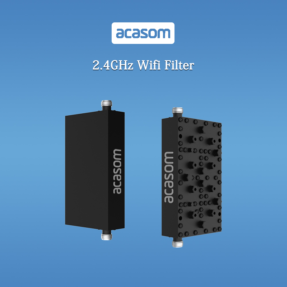 2.4GHz Indoor Bandpass 20MHz channel13 2462MHz to 2482MHz Cavity Filter WIFI Network 2.4 GHz Ultra High Q 8-Pole