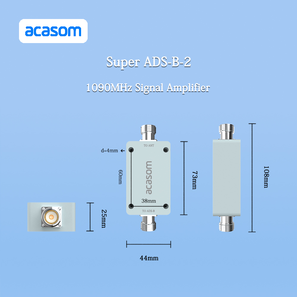 Outdoor 800MHz 2150MHz GPS ADS-B Flugtracker ADS Transponder Radarcape-Empfänger FLARM Aktive Diapason Antenne