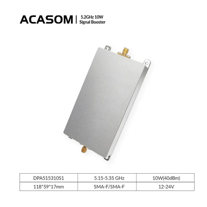 5.2G (5.15-5.35GHz) 10W Signal Booster for IOT digital transmission – 18dB Gain