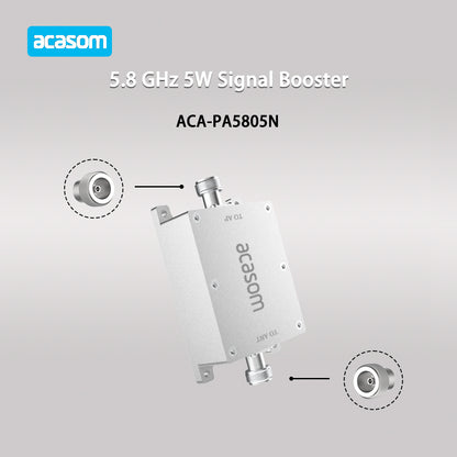 5W Bidirectional 5.8GHz Signal Amplifier Module, N-Type Connectors