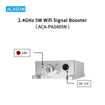 2.4GHz  5W Bidirectional Signal Amplifier Module, N-Type Connectors
