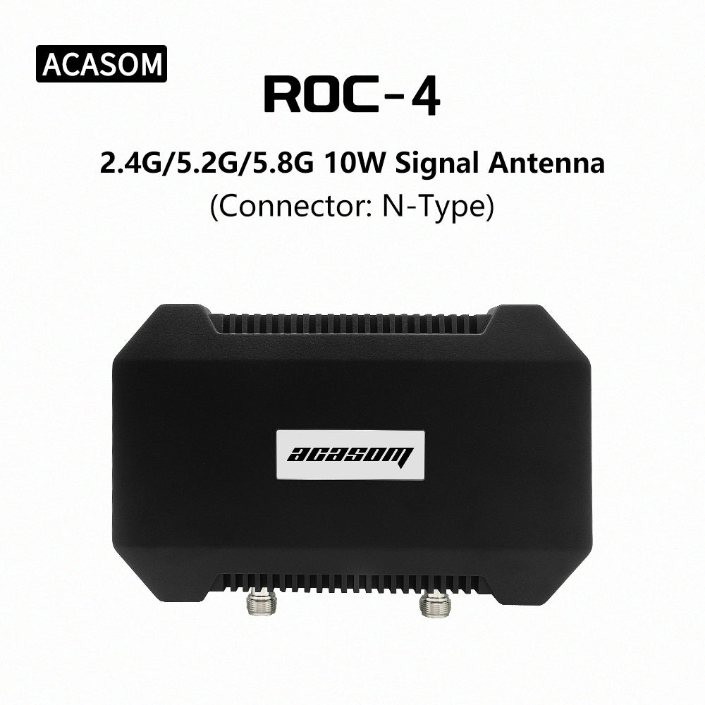 ROC-4 10W 2,4/5,2/5,8 GHz Dualband Drohnen N-Typ Signalverstärker 8000mAh Antennenferne