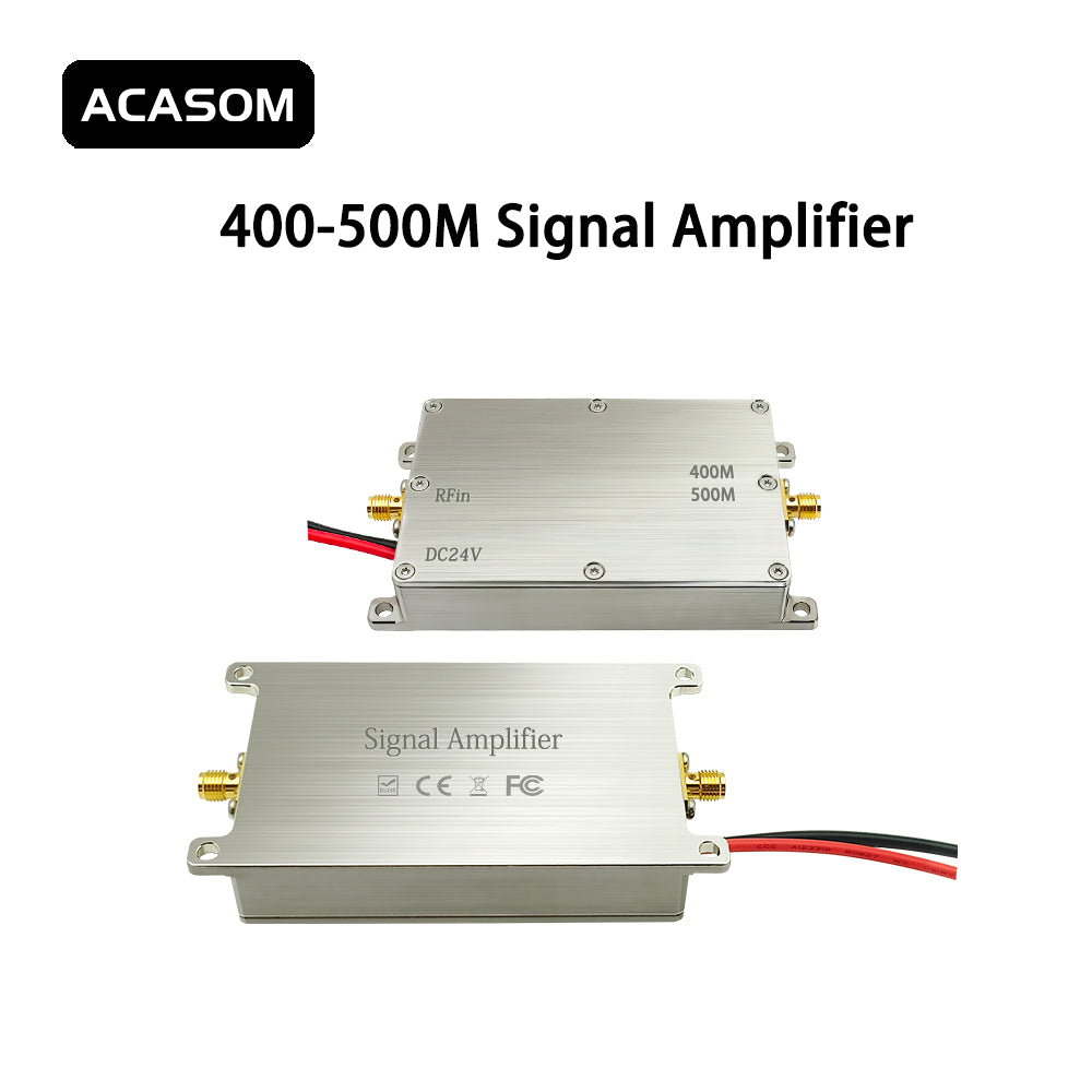 400-500MHz  30W  45dBm Power Amplifier – Compact Module for RFID & Control Radar, Wide -30°C~85°C Range