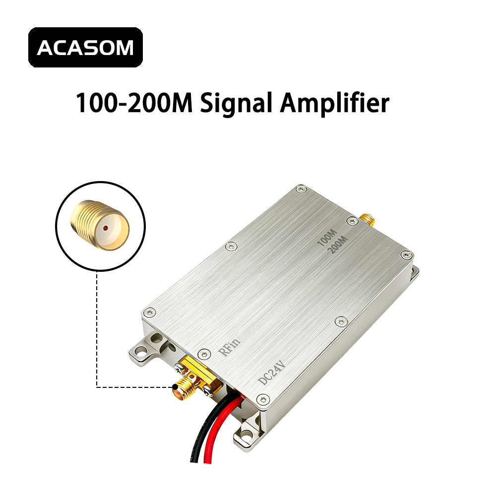 10W Unidirectional GaN Signal Amplifier Module, 100-200MHz Low Frequency Band