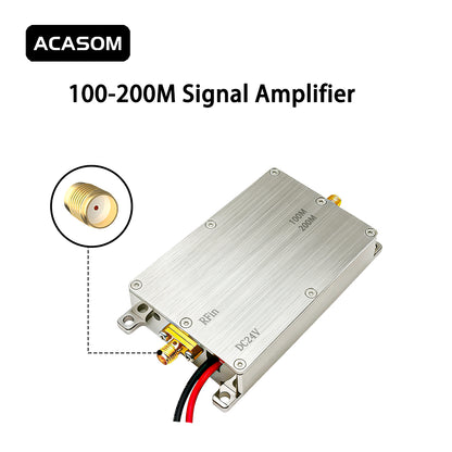 10W Unidirectional GaN Signal Amplifier Module, 100-200MHz Low Frequency Band