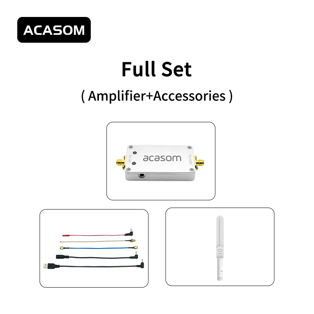 2.4G(2.4-2.485GHz ) 4W Signal Booster for Smart home/IOT-18dB Gain