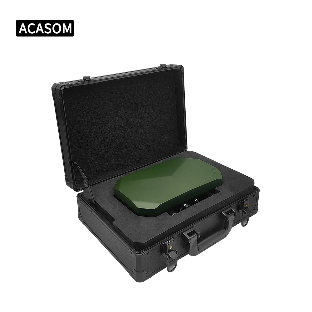 10W Quad-Band Outdoor Wireless Repeater | 2.3/2.4/5.2/5.8GHz Waterproof Signal Booster with Built-in 6000mAh Battery | IP68 Rugged for Long-Range WiFi, IoT & HD Video Backhaul